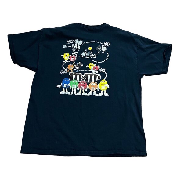 Vintage M&M World T-shirt 1954-1995 Candy 2X RARE - Picture 1 of 7